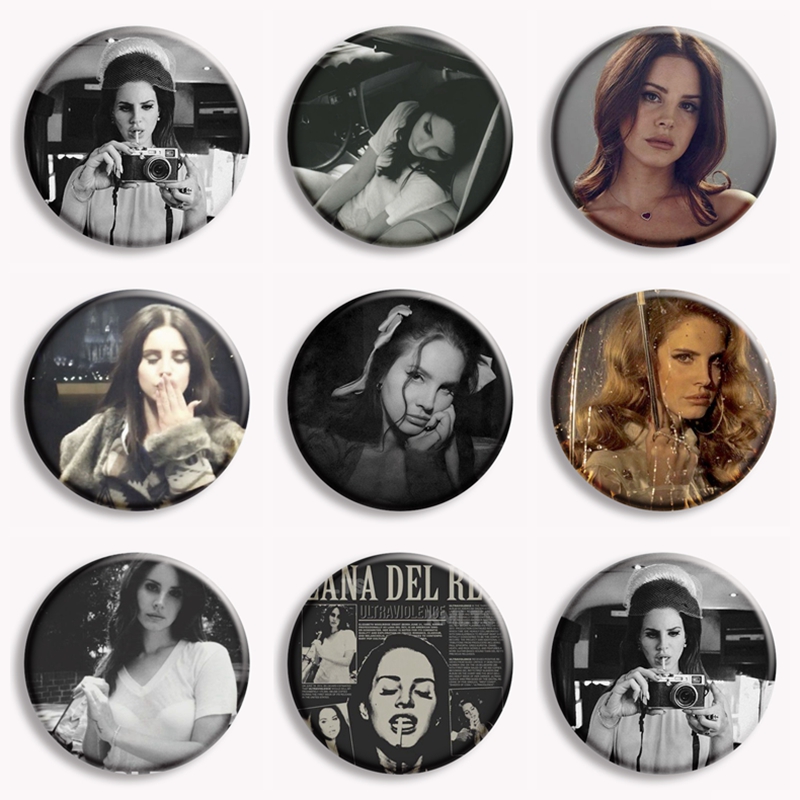 Vintage Collectible Pins - Ich liebe Luna Vintage künstlerische Retro-Foto-Pin