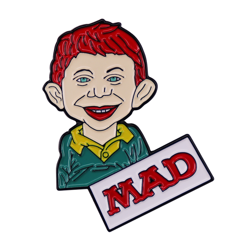 MAD Magazin Alfred E. Neuman E – Vintage Collectible Pins Bewertung und Preis